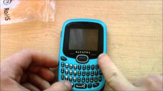 Alcatel OT-255 unboxing and first boot