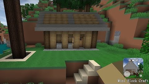Mini Block Craft || How to build a simple survival house || part-29 ||