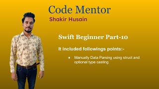 Swift Beginner-10 In Hindi | How to parse data in swift | Best way to parse data in swift