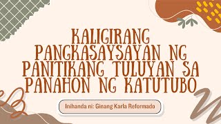 Kaligirang Pangkasaysayan ng Panitikang Tuluyan sa Panahon ng Katutubo - FILIPINO 7 MATATAG
