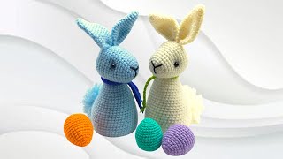 картинка: bunny / заяц / кролик / мастер - класс#crochetquest #olicrochet