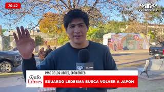 Vivió en Japón y ahora lucha por volver: la historia de Eduardo Ledesma