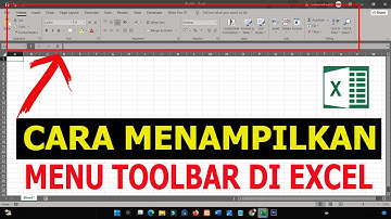 Cara Memunculkan Toolbar di Excel 2010 2013 2016