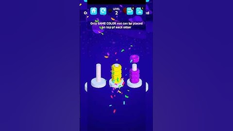 Nuts Sort Gameplay Level 2 🔥 #nutssort #nutssortmaster #shorts