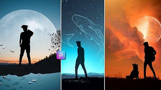 Picsart Three Creative Dark Shadow Photo Editing Tutorial || Dark Shadow Photo Editing Tutorial