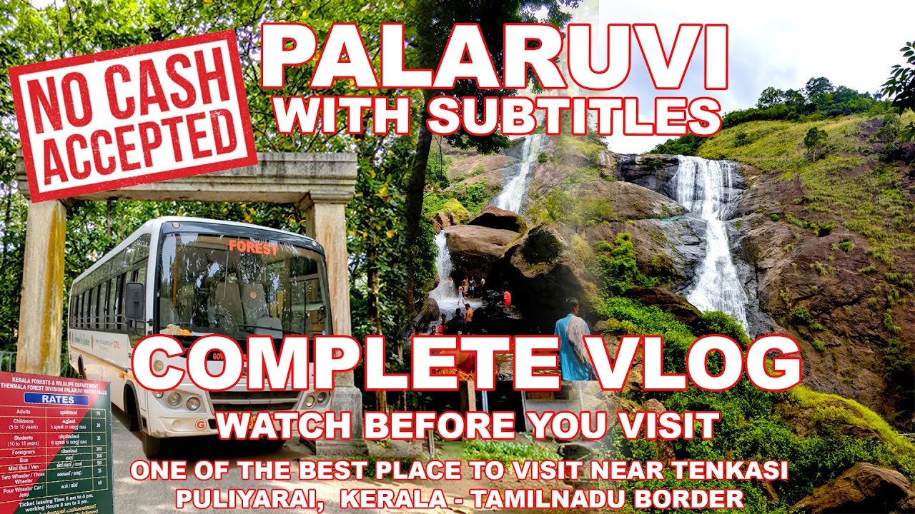 Palaruvi waterfalls with subtitle | Complete Guide | 300 feet falls | Kerala Tourism | Aryankavu