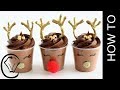 Eggless Rudolph Christmas Chocolate Mousse Dessert Cups Christmas Dessert