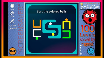 Brain It On! Community 100 Fast Solutions in 4K "SCREENSAVER" by nagmok