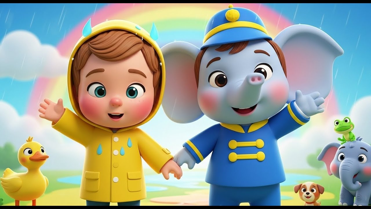🌧️ Magic Puddle Jump + Animal Parade  Fun Kids S