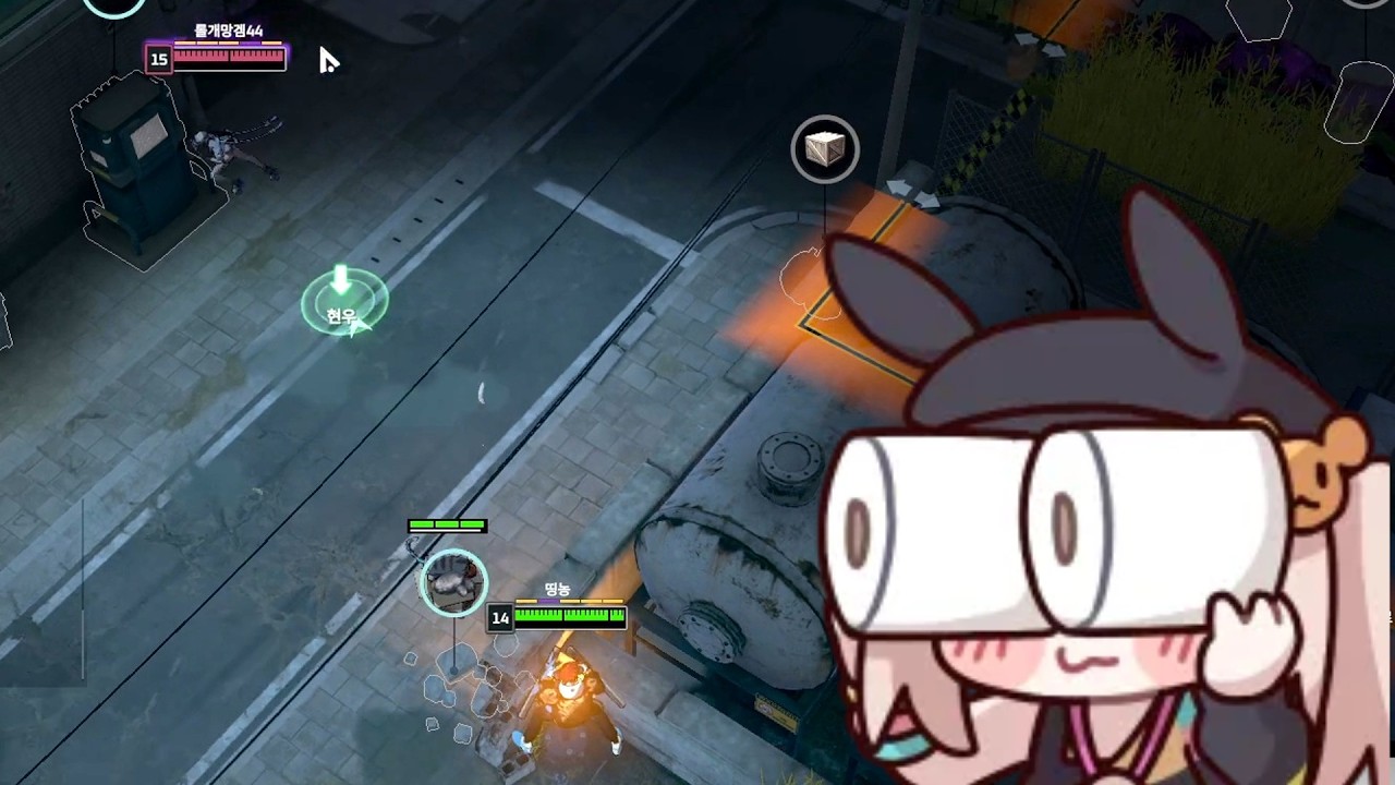 카메라로 몰래 츠바메를 보는