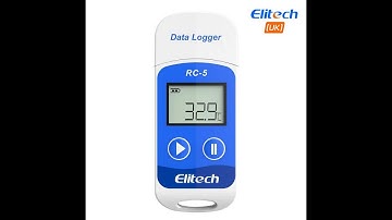 Elitech RC 5 Temperature Data Logger Set up.