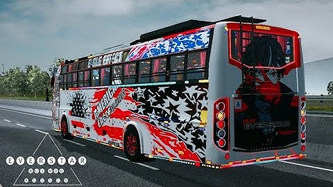 EVERSTAR Kerala Bus Mod In Bus Simulator Indonesia - Bussid Bus Mod - Bussid Car Mod - Bussid