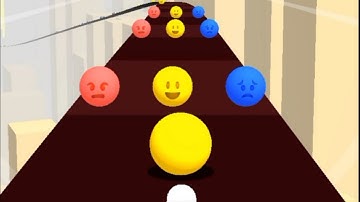 Colour road 🌐🏀🥎-All levels game play New update #colourroad