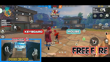 Free Fire MAX with Keyboard & Mouse (FPS DOCK + GAMESIR X1/Z1/Z2) on POCO X3 PRO Android 11