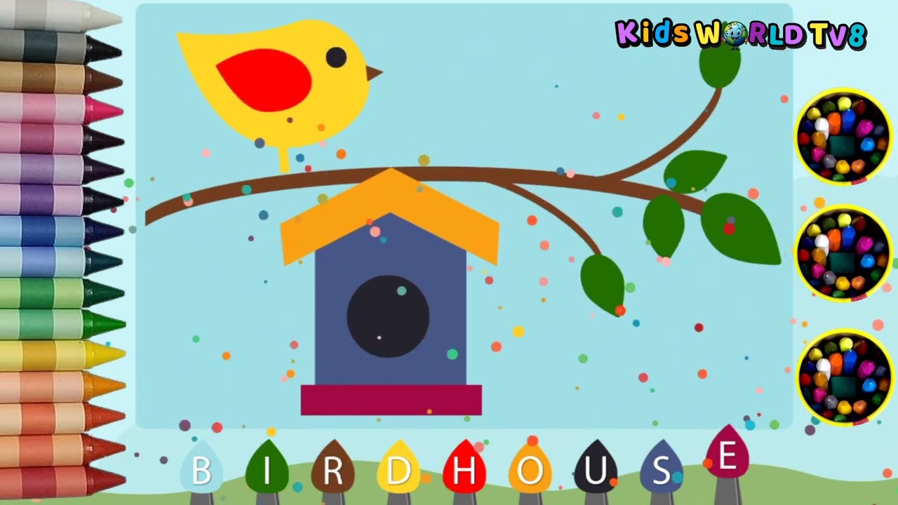 Pictures from Letters! Color and Learn Their Names 🎨🔤 