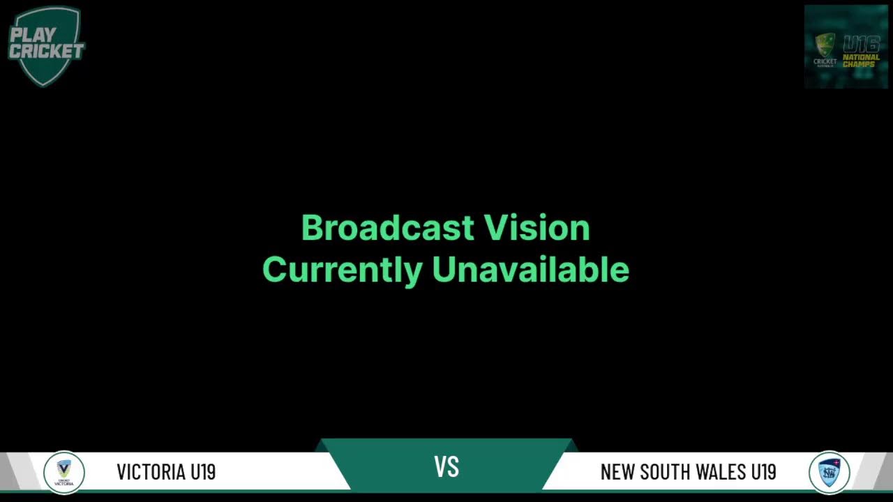 Victoria U19 v New South Wales U19