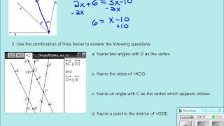Unit 1 Lesson 4 - Angle Measures
