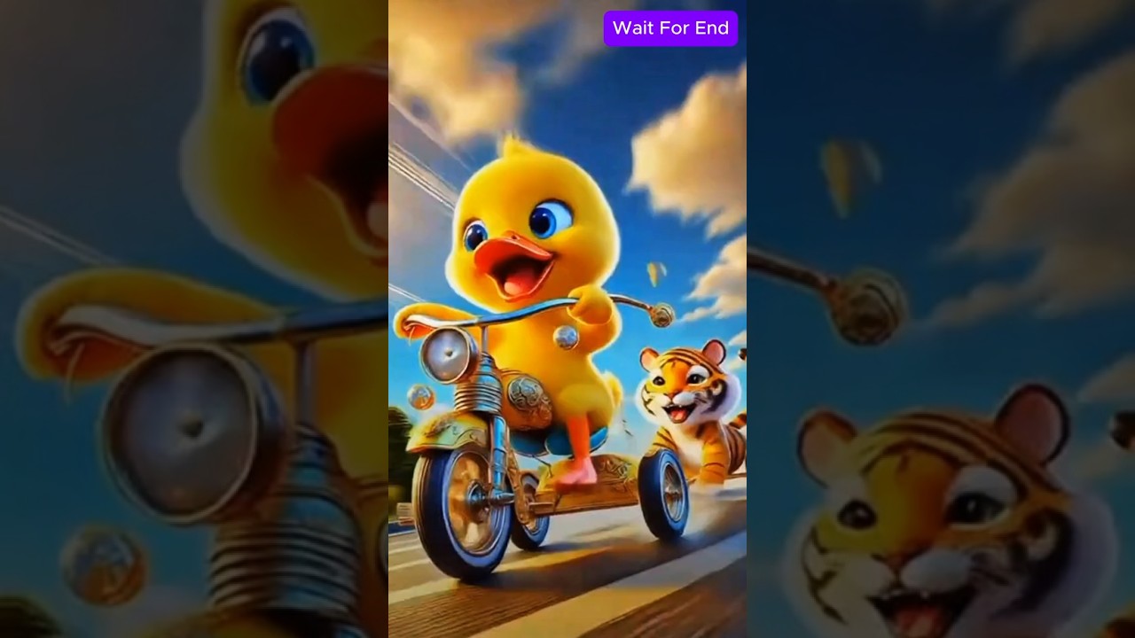 Funny Duck Outsmarts Tiger in CRAZY Escape