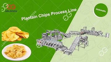 Fully Automatic Banana Plantain Chips Production Line