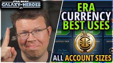 ERA CURRENCY BEST USES FOR ALL ACCOUNTS (w/ timestamps!) #galaxyofheroes