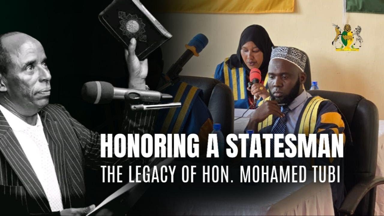 Honoring a Statesman: The Legacy of Hon. Tubi Bidu