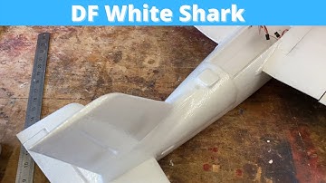 DF Model Great White Shark!: Build Part 8 - Laminating The Fuselage & Glueing The Tail On!