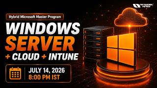 Windows Server + Cloud + Intune (hybrid Master Program In Hindi)