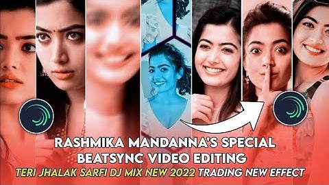 Rashmika mandanna whatsapp status editing in alight motion | alight motion video editing 🔥👌