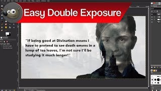 Easy Double Exposure GIMP Tutorial &amp; Double Exposure Techniques | Using GIMP Tutorial