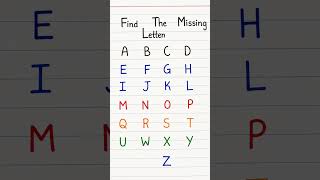 is abcd me missing a letter ✉️✉️..