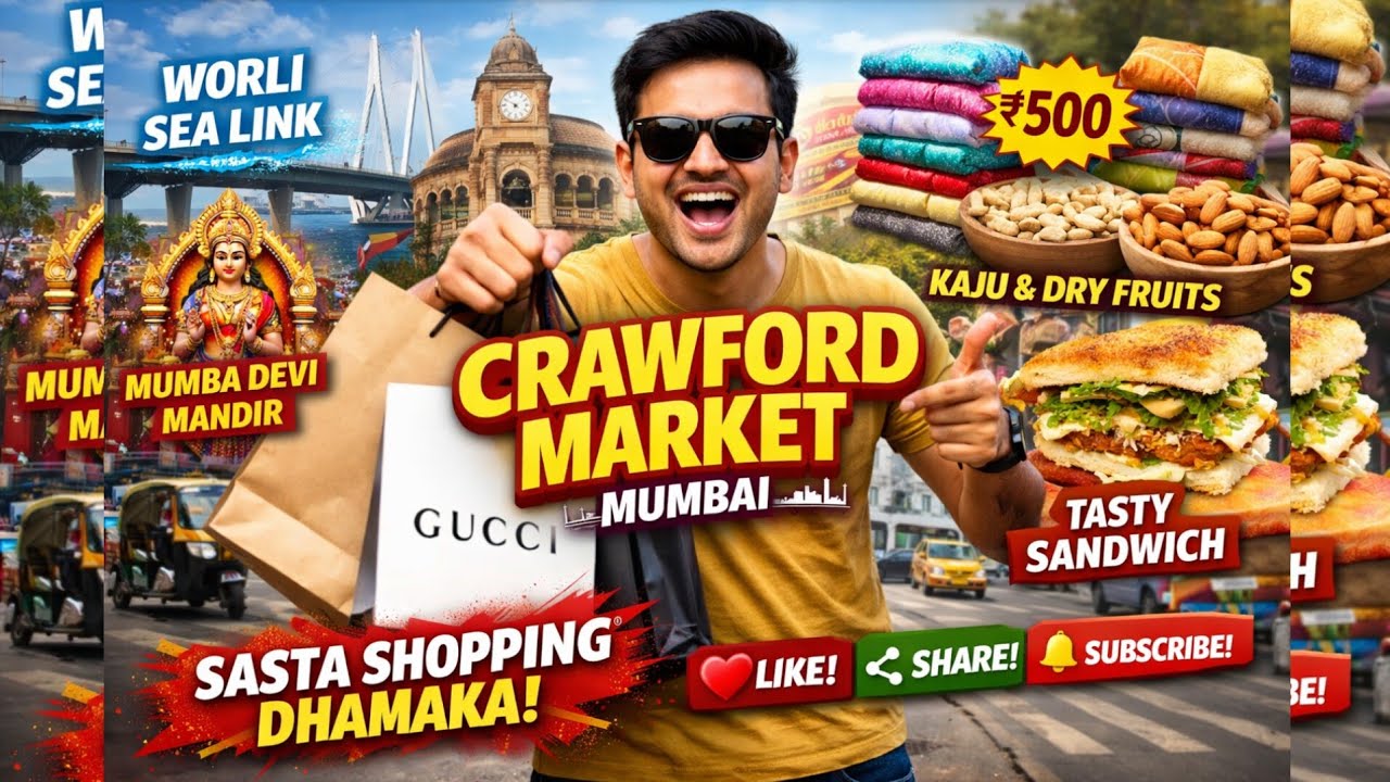 Mumbai ka ASLI TRIP | SASTA 🛍️ SHOPPING 🛒 