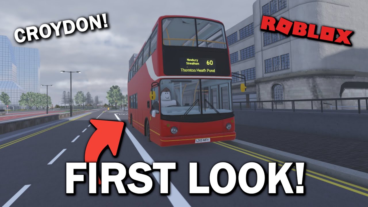 FIRST LOOK at Croydon: The London Transport Game - Roblox