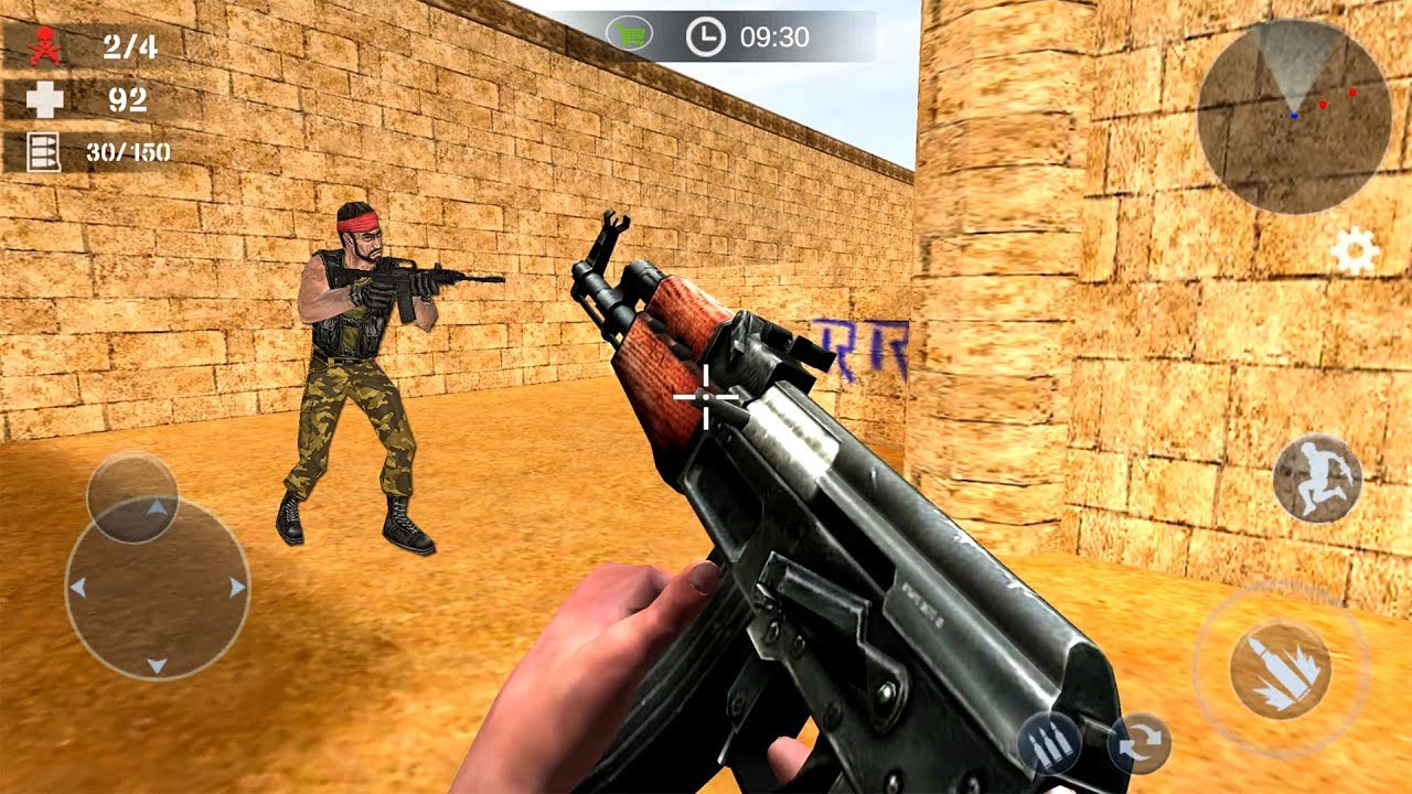 a shooting game