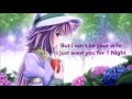 Destiny Briona - 1 Night Lyrics (Nightcore sped up)