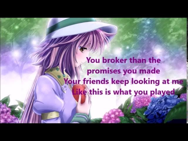 Destiny Briona - 1 Night Lyrics (Nightcore sped up)