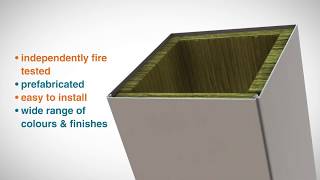 Cryotherm Fabrication and Insulation Ltd - Rockliner Fire Rated Column Casing Animation screenshot 5