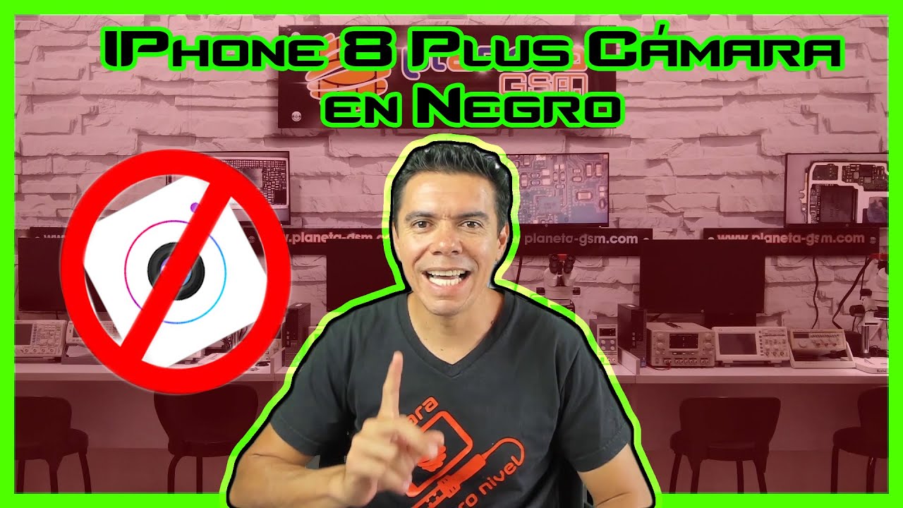 recinto Popular Subdividir IPhone 8 Plus Cámara en Negro... - YouTube
