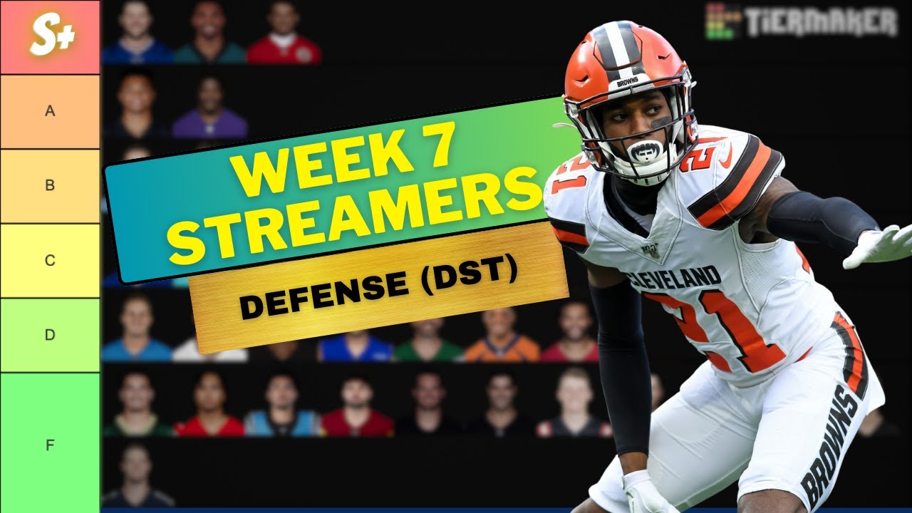 The BEST Fantasy Football Week 7 Defense Streamers (DST)
