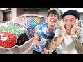 EPIC Wrapping CAR PRANK on KIAN LAWLEY!! (Payback!)