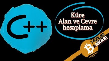 C++ Küre Alan ve Çevre Hesaplama  #define