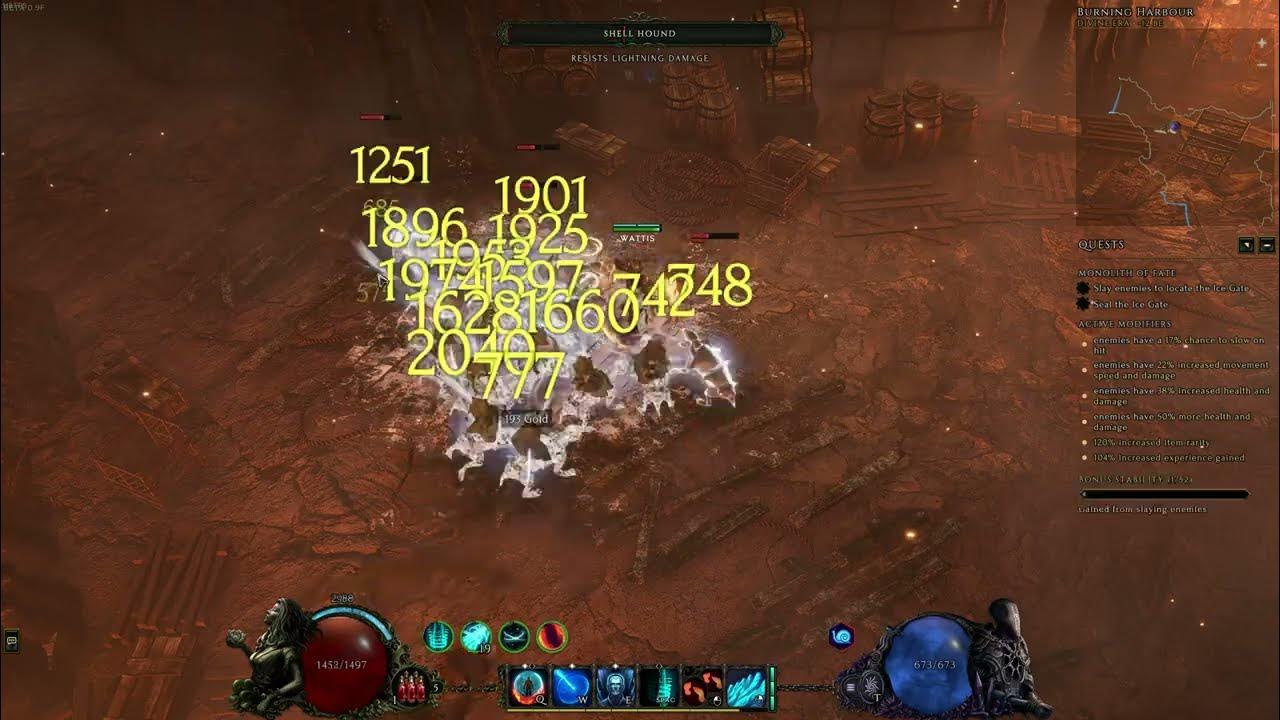 Last Epoch Beta 0.9f Sorcerer Glacier YouTube