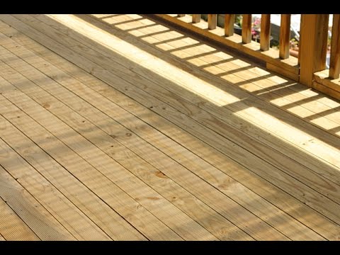 How to Clean a Treated Pine Deck - YouTube