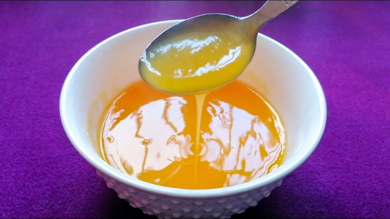 صوص البرتقال بثلاث مكونات فقط باسهل طريقة لتزيين جميع الحلويات|orange sauce
