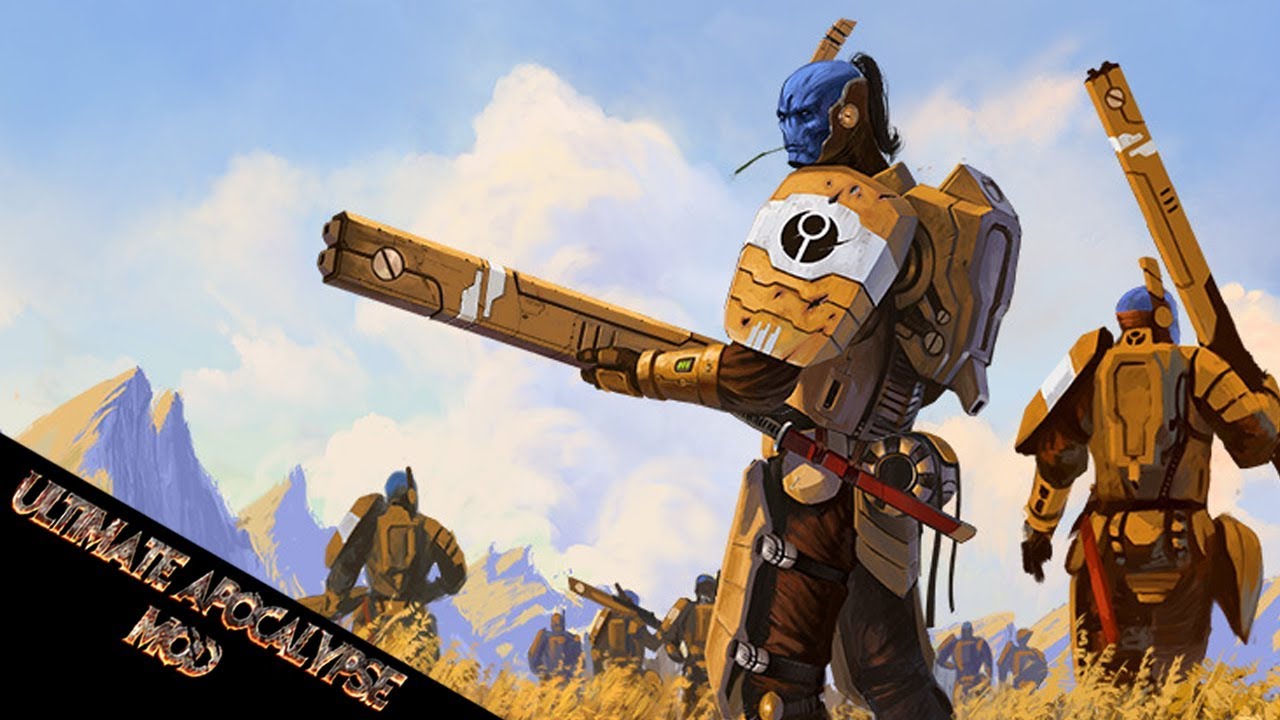 Dawn of War Soul storm - ULTIMATE APOCALYPSE [ SKIRMISH MATCH TAU VS TYRANIDS ]