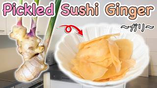 How To Make Gari (pickled Sushi Ginger) 〜ガリ〜  | Easy Japanese Home Cooking Recipe