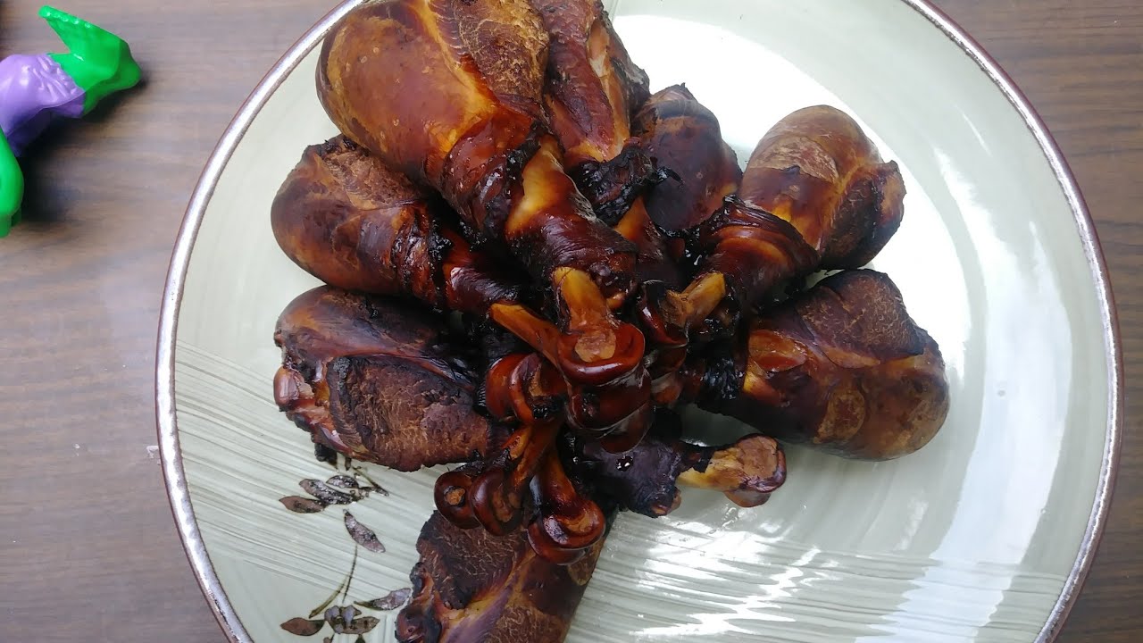 Keto smoked turkey legs part 1 YouTube