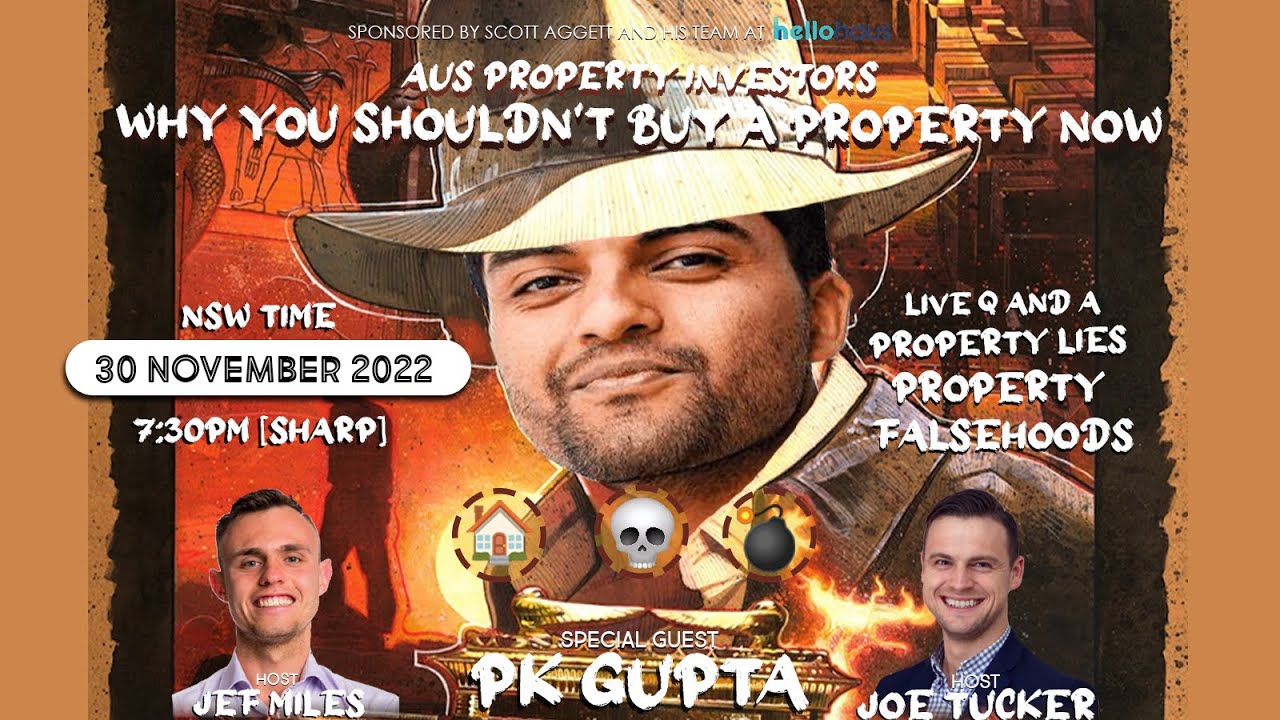 Why you shouldn't buy real estate right now An unconventional chat with PK Gupta 30/11/22