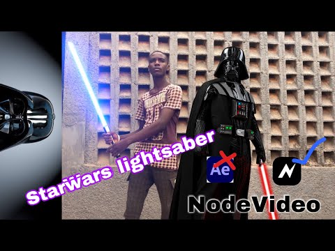 Advanced Star Wars lightsaber - NodeVideo vfx tutorial