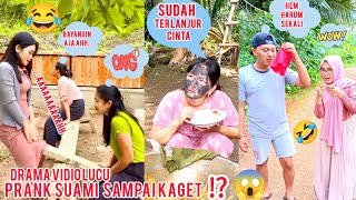 DRAMA LUCU BIKIN NGAKAK‼️PRANK SUAMI SAMPAI KAGET HAMPIR AJA JANTUNGAN😱