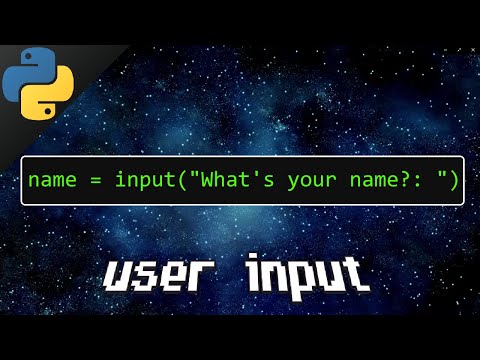 Video: Kada naudoti python įvestį?